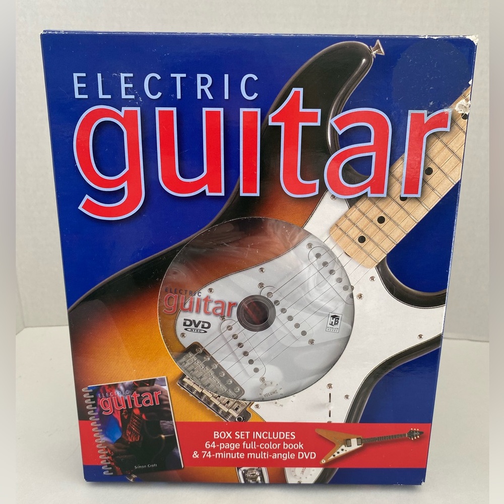Electric Guitar Learning Box Set Book with Interactive DVD